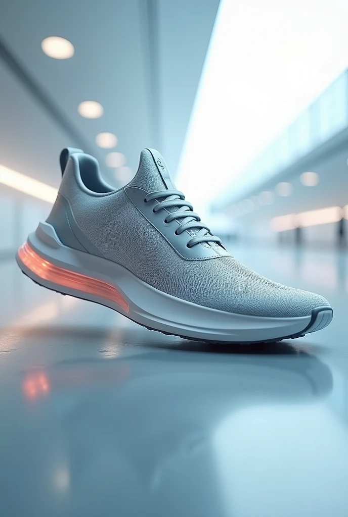 Generate the image of a running shoe of the future