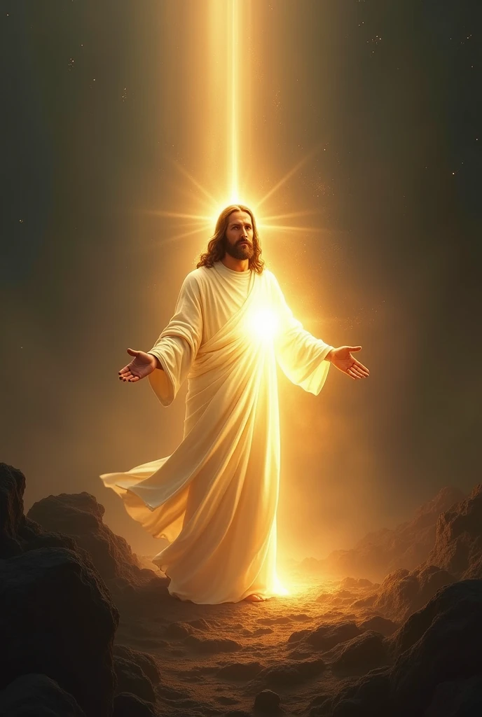 Light of Jesus showing the way