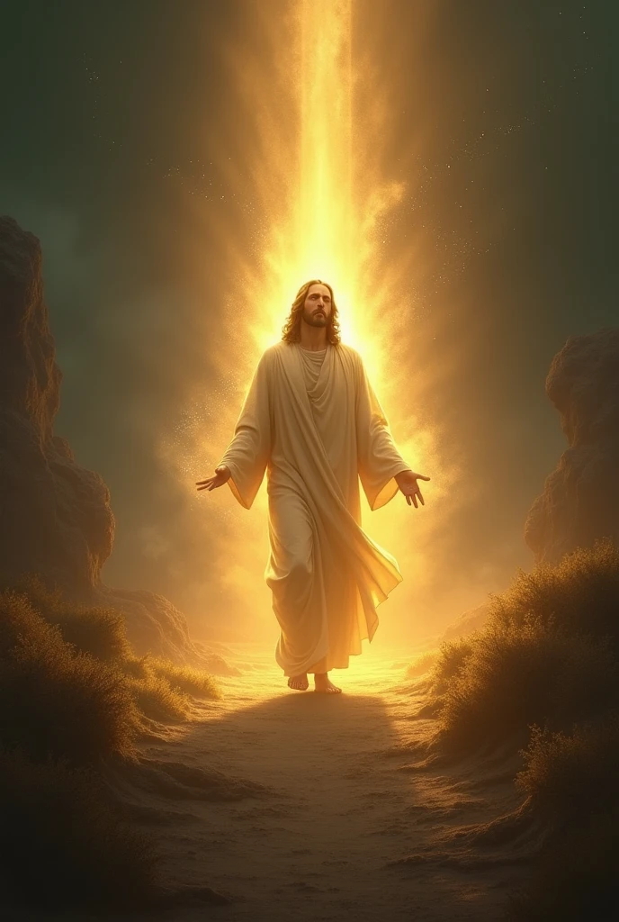 Light of Jesus showing the way