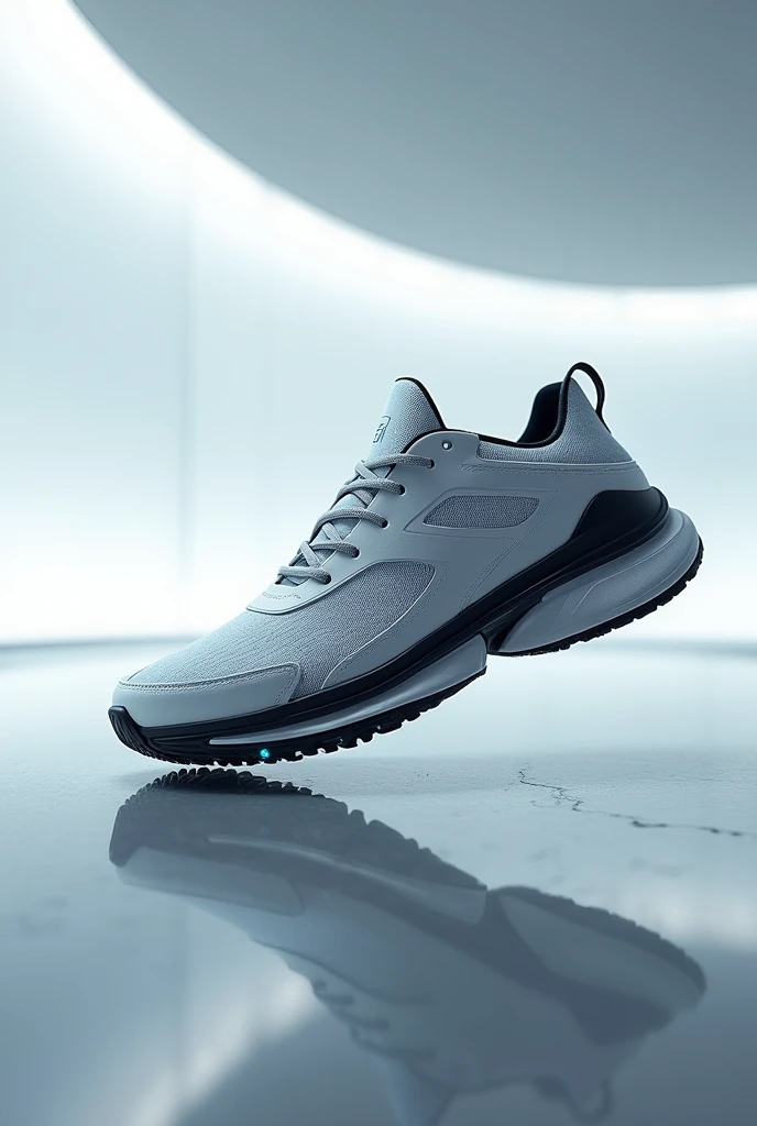 Generate the image of a running shoe of the future