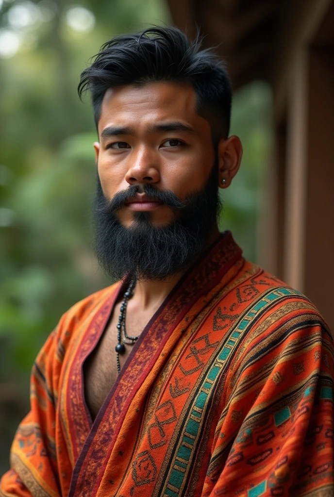 a young boy with pangabi . he has black hair and short beard 