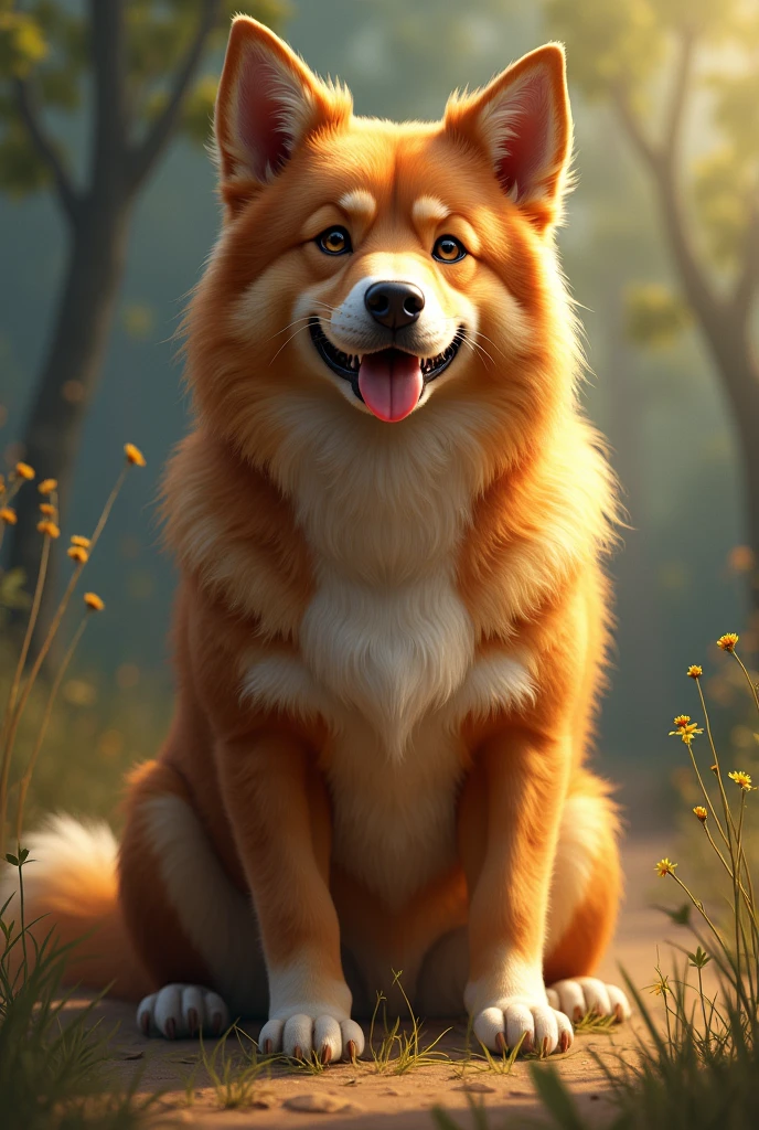 a dog