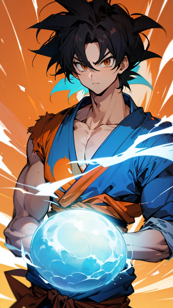 Hot sexy goku guy anime