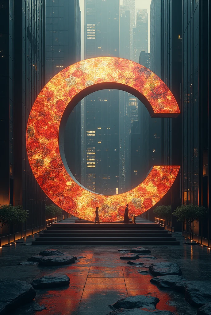 The letter "corporation Eastern" but with only one C that begins both words