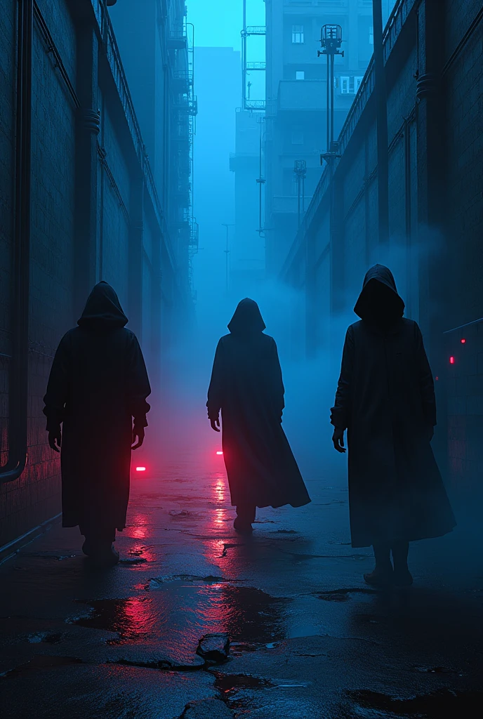 Dark style images ,
blue and red