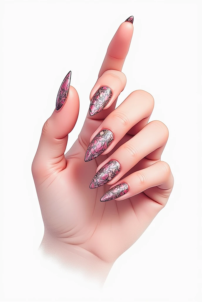 Logo: nail design Logo