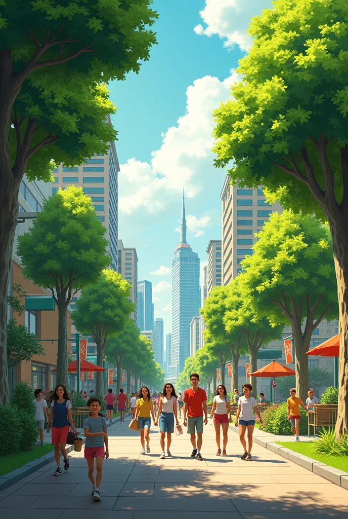 for a clean city and it is for the day of the tree 