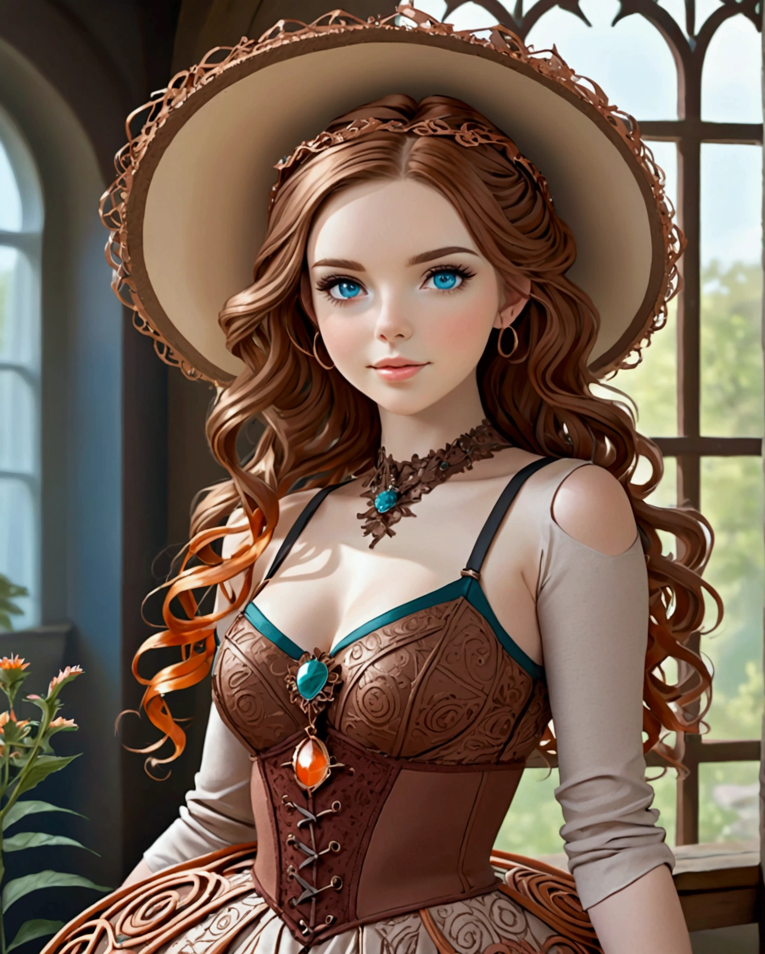 Beautiful Stunning Southern Belle. Face With Curly Copper-Red Ringlets Hair And Porcelain Skin Very Pale White Skin Tone Southern Beauty Southern Belle Dress With A Hoop Skirt, A Corset, Pantalettes, A Wide-Brimmed Straw Hat, And Gloves. Lovely Beautiful And Serving Curvy Body Hourglass Body Hourglass Body Types Small Waist Body Type Pretty Lovely Young Woman Big Delicate Cornflower Blue Eyes Soft Pretty Face Full Lips Beautiful Smile High Cheekbones Soft Blushing Cheeks Perfect Female Face Feminine. Adelaide Kane.