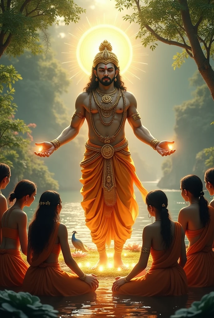 Lard rama blessings his devotees