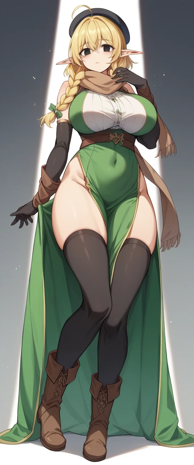 carmilla, medium breasts, Young girl, (((teenager, 16 years)), Witch, Witch, slytherim, green clothes, hood, hood, Hogwarts al fondo, Hogwarts, evening, night,by white, beautiful face, blue eyes, (Masterpiece:1.2), Best Quality, absurdities, high resolution, extremely detailed wallpaper, perfect lighting, from below, socks, stockings, heels, hig heels, pussy