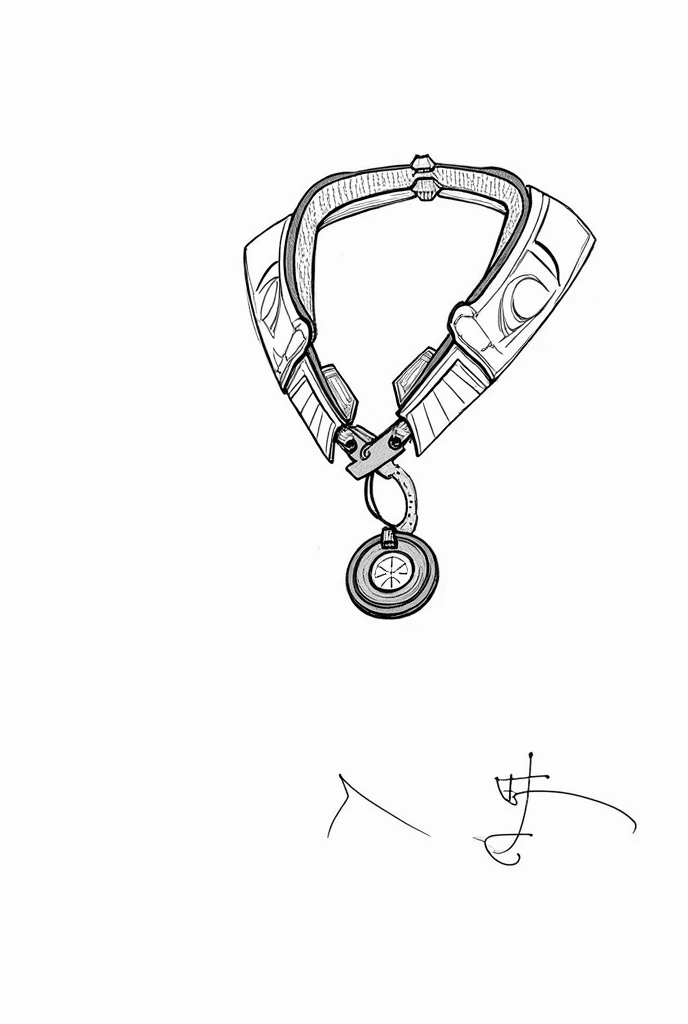 Necklace with microphone on one end and speaker on the other, with solar panels installed around the collar