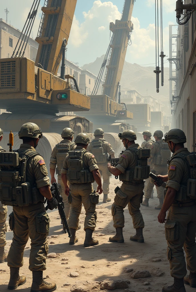 a military team of engineers