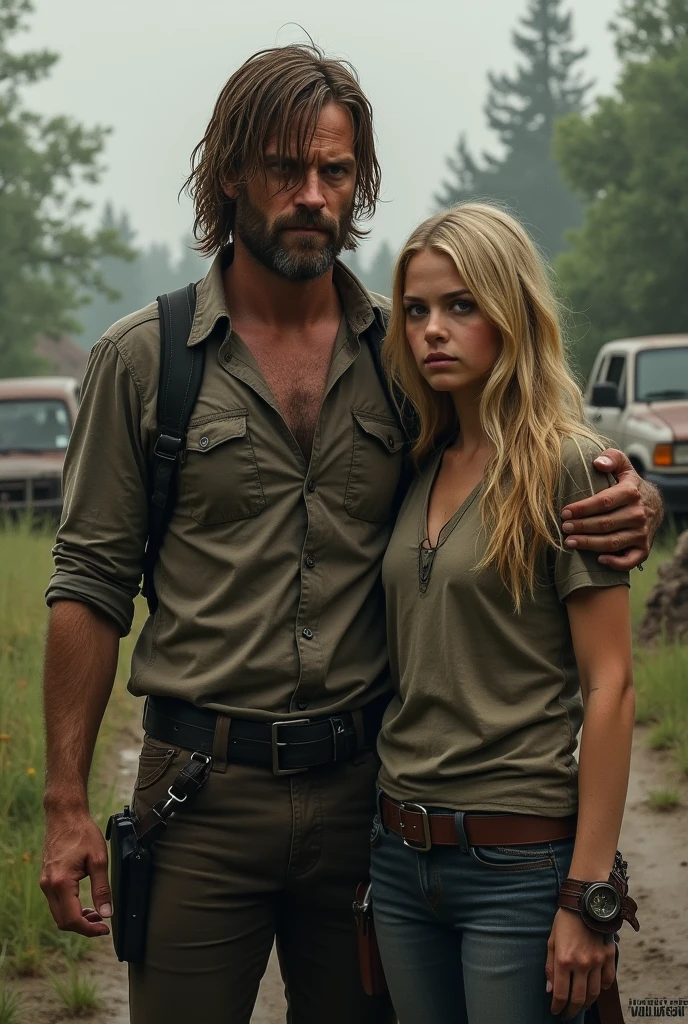 Daryl Dixon and Beth Greene