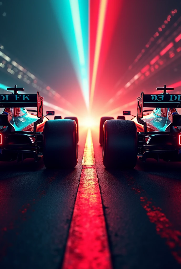 Formula 1 cover with Aston Martin and Mercedes-Benz on opposite sides