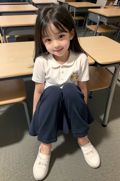 Cute and lovely pretty face full body sitting down full picture little kid sexy naughty exposure