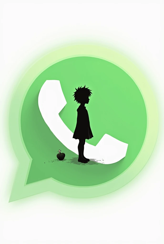 an image of the WhatsApp logo icon with some symbol alluding to The Little Prince. The file must be in PNG and be transparent.