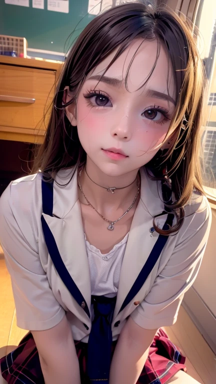 1girll,Play bundled games,(Hands are tied,Feet are tied)。