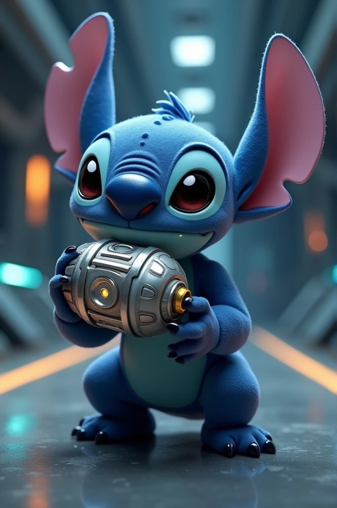 Stitch holding the tim operator