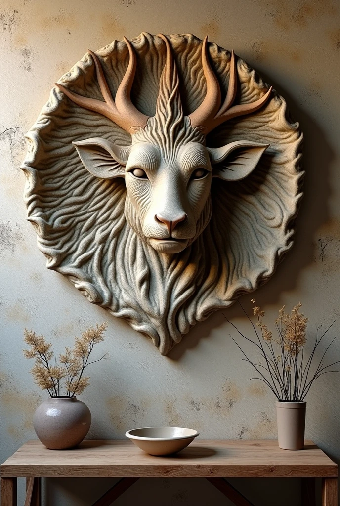 Masterpiece, best quality, 8k, ceramic wall, rustic,