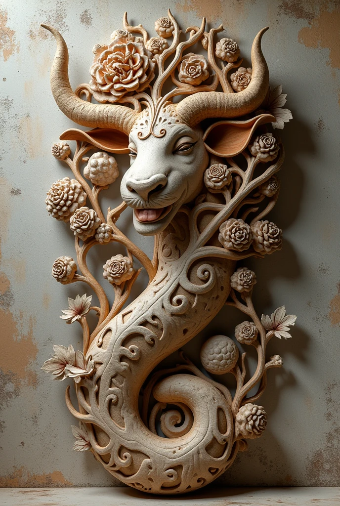 Masterpiece, best quality, 8k, ceramic wall, rustic,