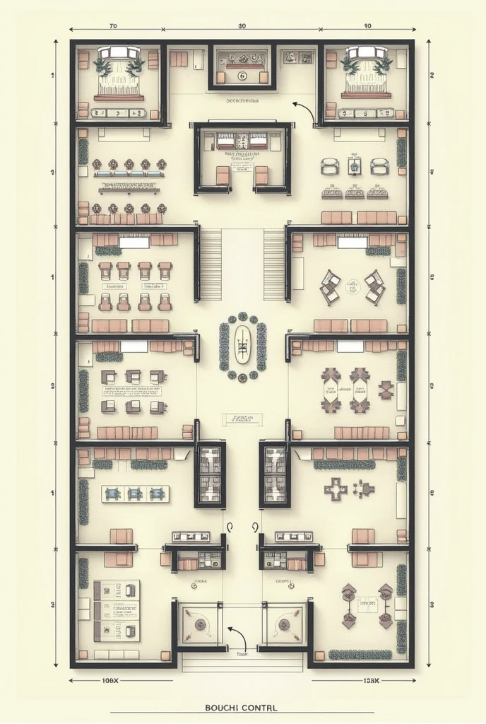 floor plan of a traditional school