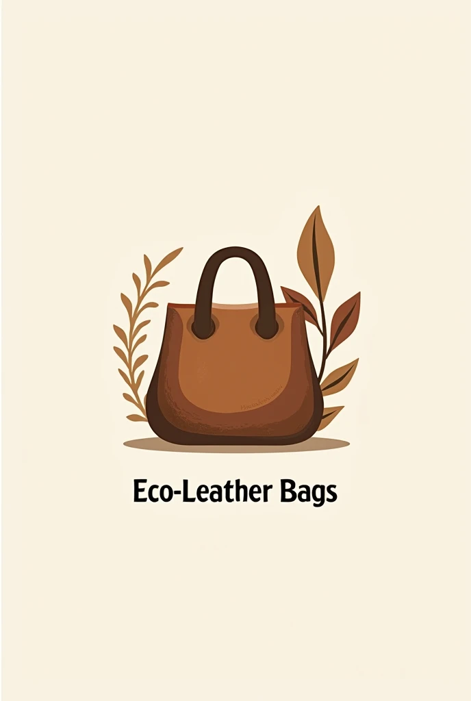 You could generate the logo of a brand of bags made from recycled leather. The brand is called Eco-Leather Bags.