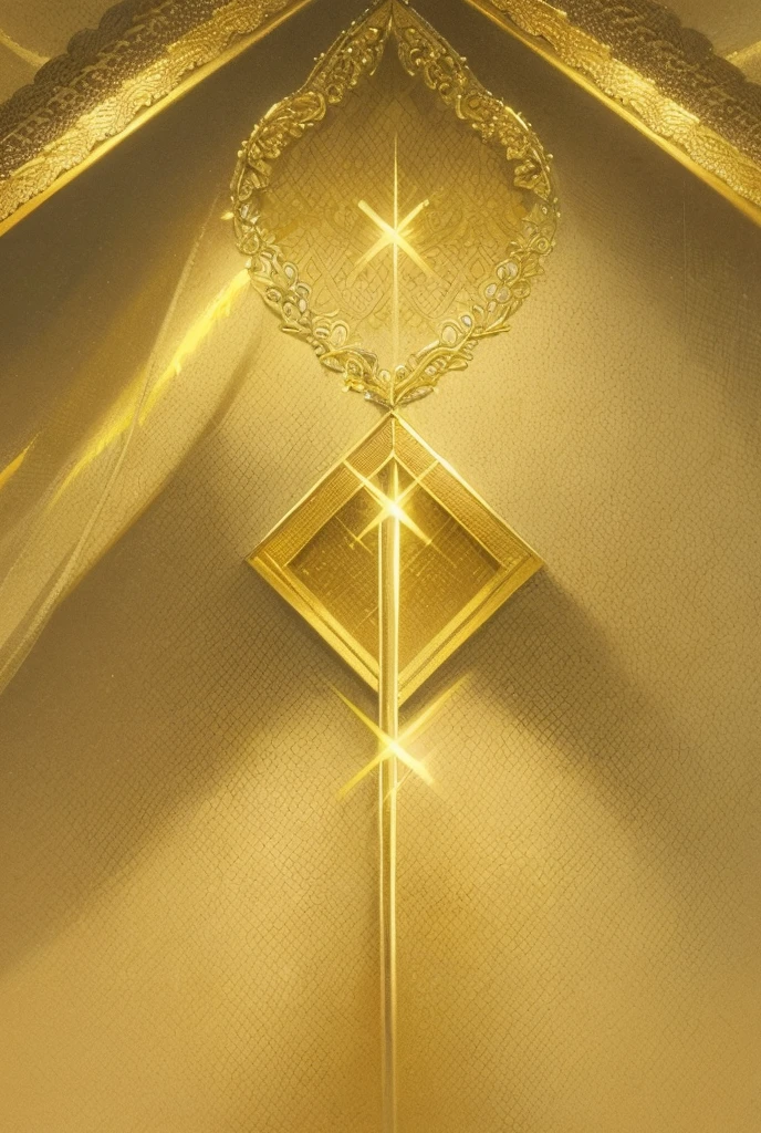 Art of decoration, High resolution, simple background, Pastel yellow background, Diamond embroidery, golden rhombuses, yellow background with connected rhombuses, single color background,