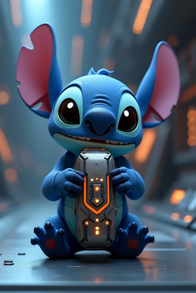 Stitch holding the tim operator