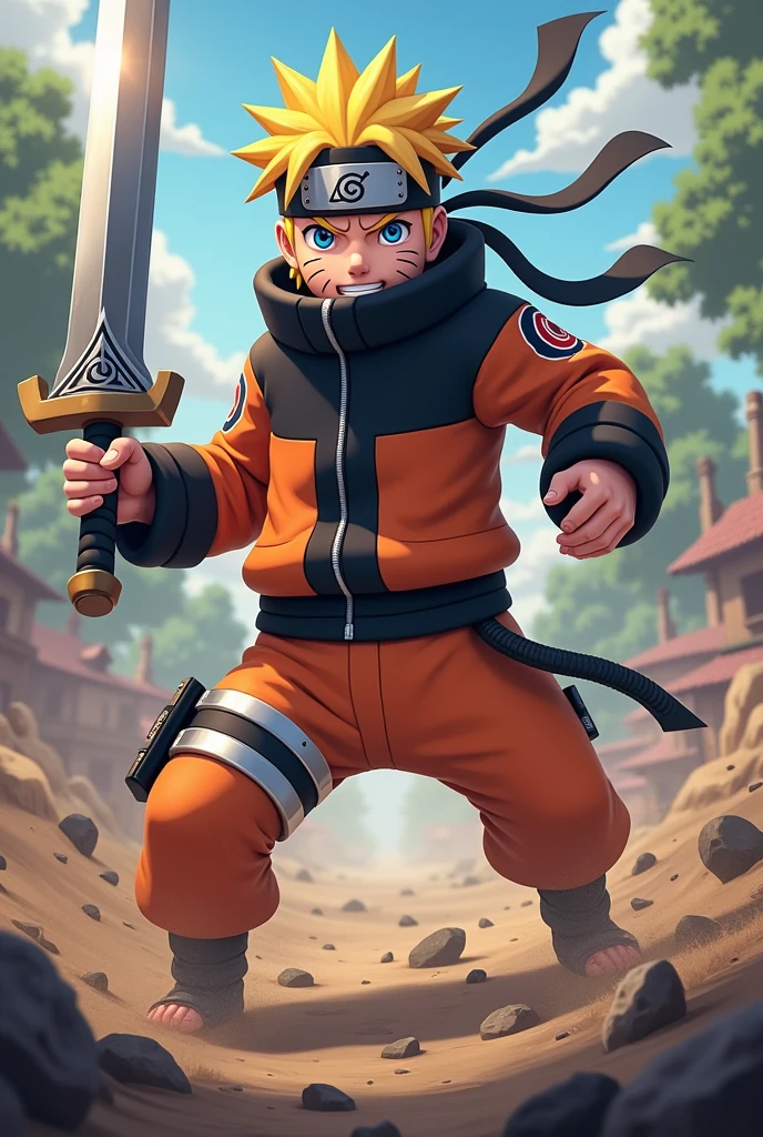 Naruto fused with mini pekka
