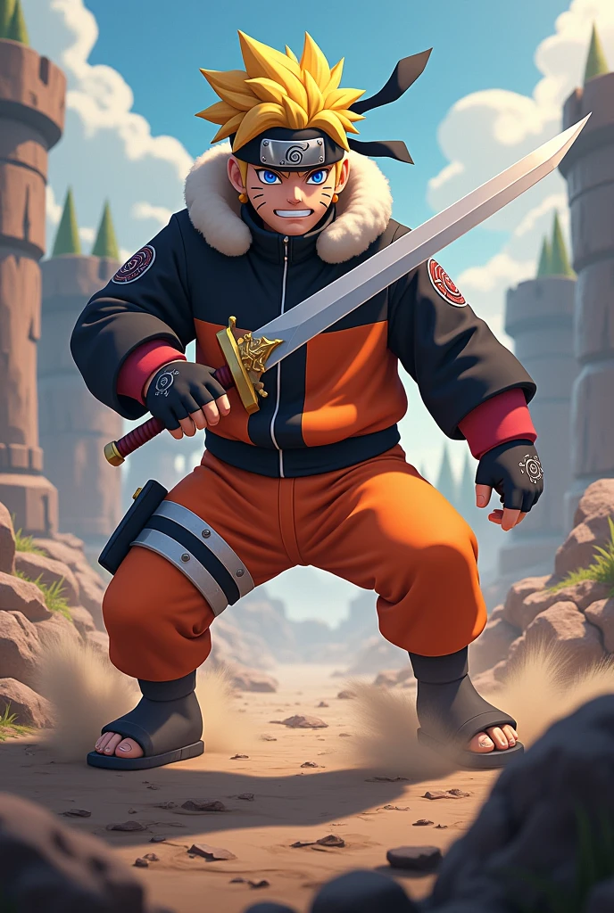 Naruto fused with mini pekka