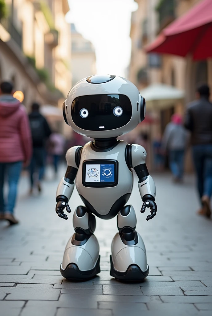 Mini tourist helper robot