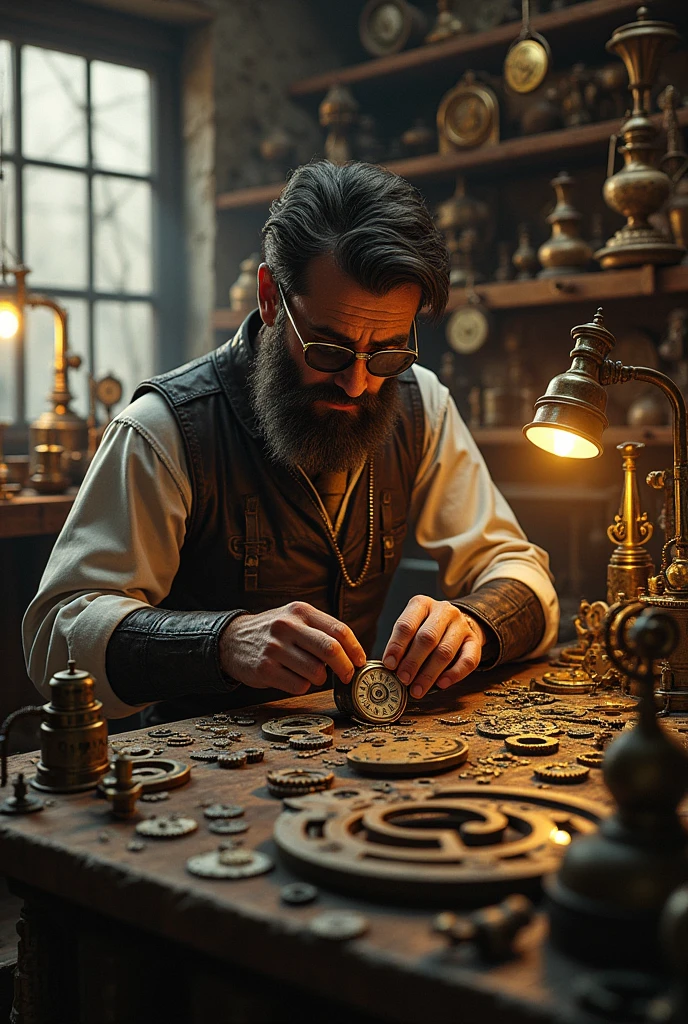 steampunk watchmaker