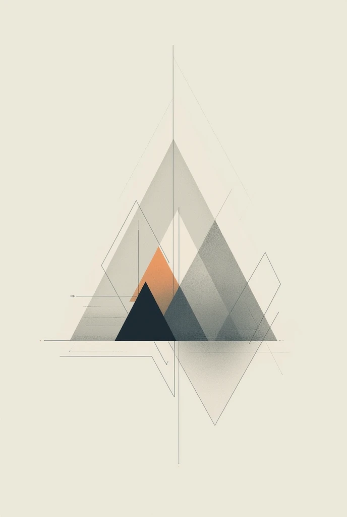 Create a drawing of a triangle composition, There must be an isoceles, a scalene, an equilateral and a hexagon