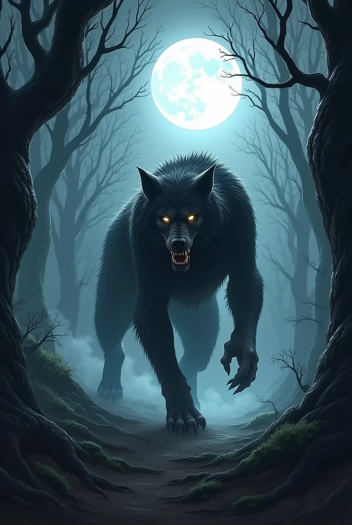 A werewolf in heat