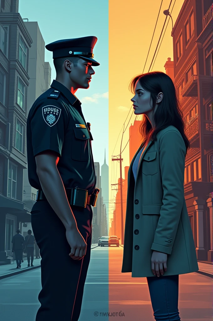 Give me a drawing that represents the difference between public safety and citizen security