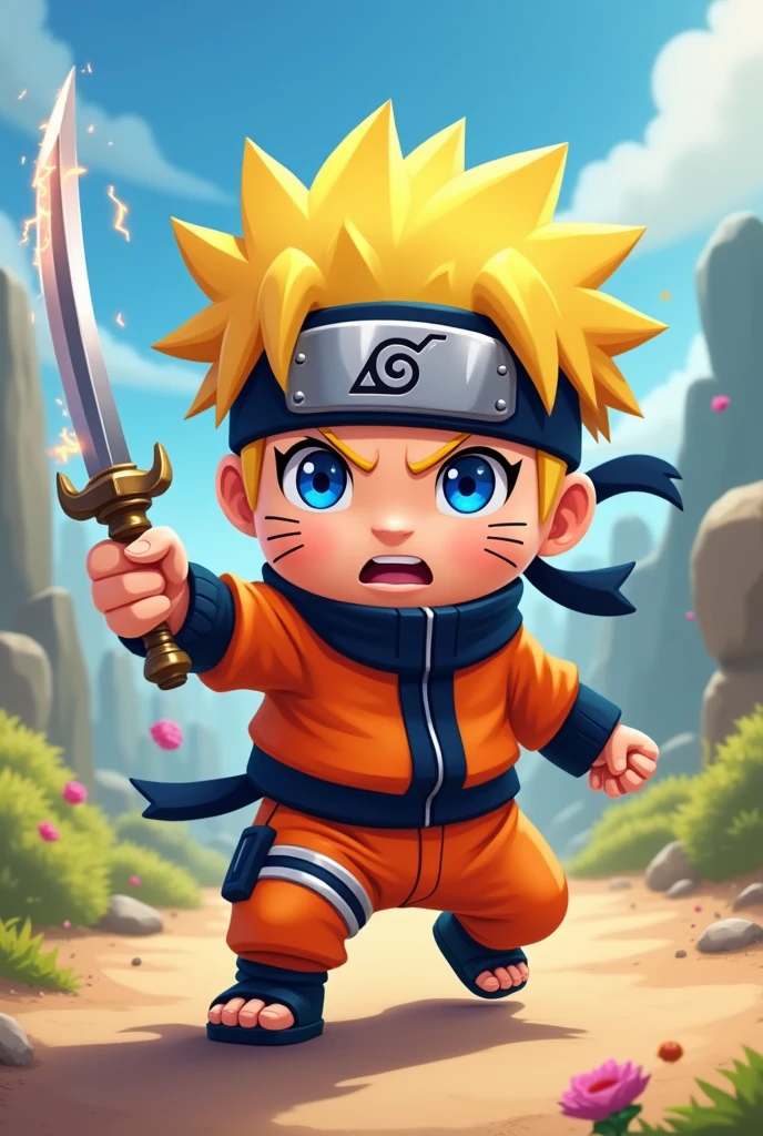 little naruto and mini pekka merge