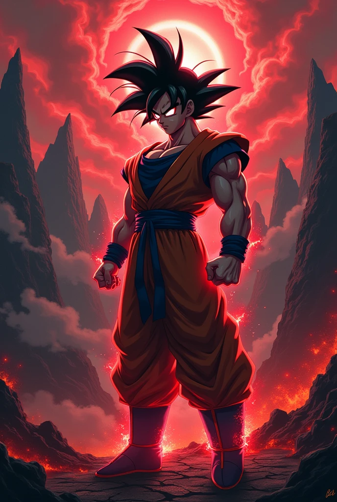 Evil Goku Wallpaper Hell Scenario