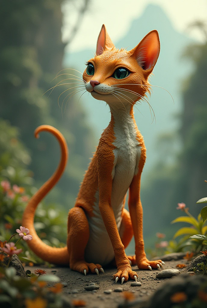 ai cat and lizard fusion.