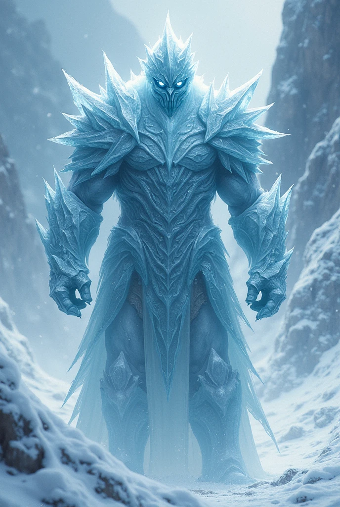 An ice warrior 
