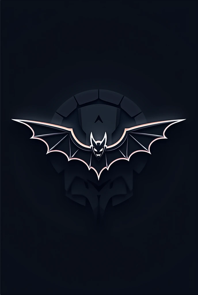 Generate a bat 
theme LOGOS FOR ATOMIO
