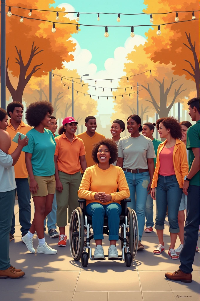 Create art for inclusion with people with disabilities