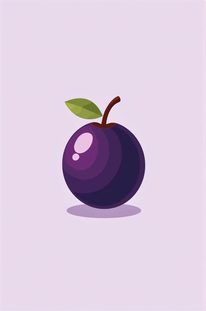 Make a minimalist logo with the açaí fruit