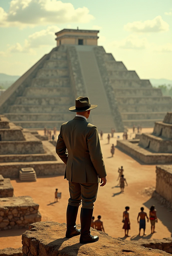 Hitler as a tourist in Teotihuacan