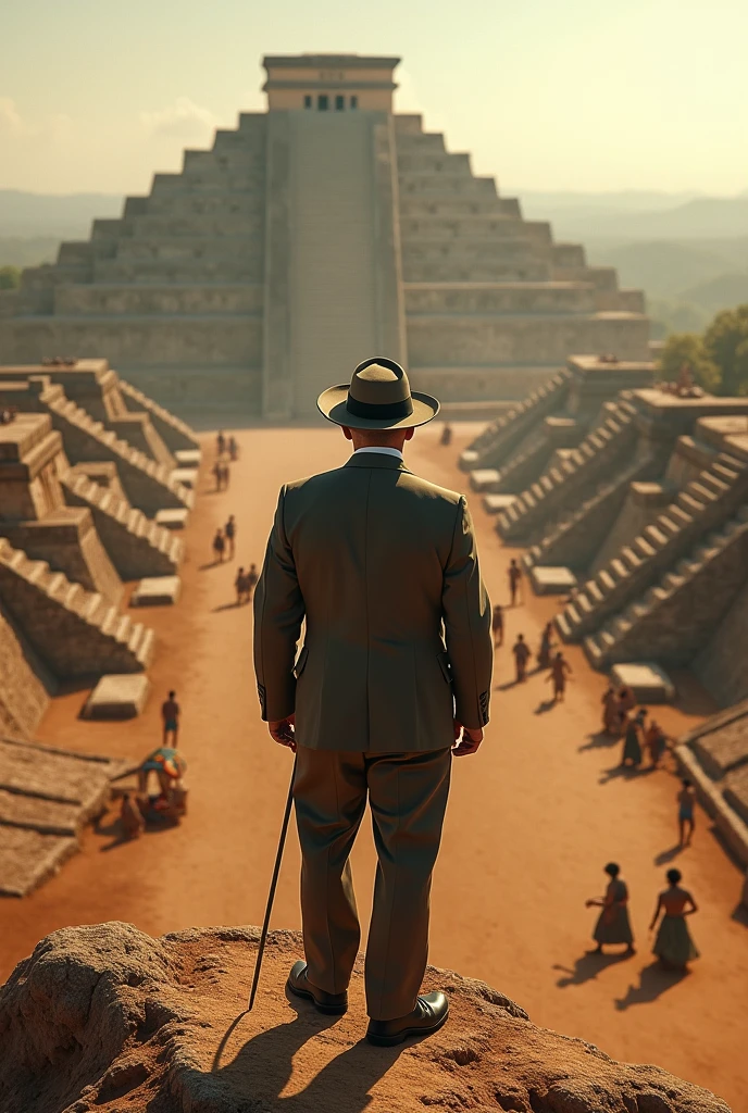 Hitler as a tourist in Teotihuacan