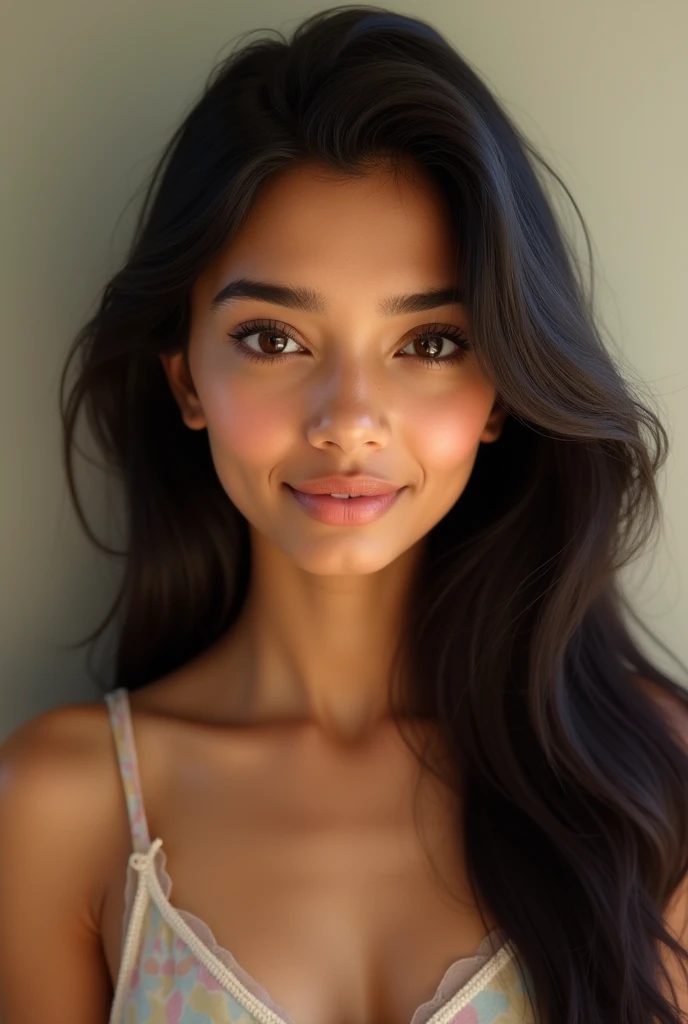 A beautiful and cute indian girl in western dress.