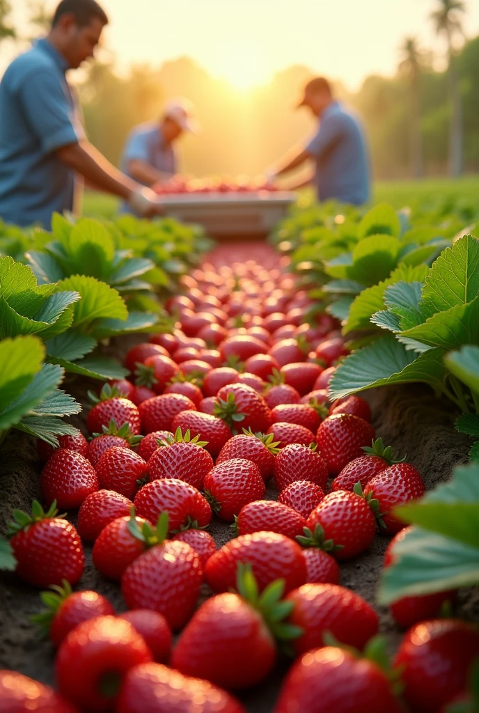 I want an image that is from AGROFRUTILLAS CHANCO, It is a company dedicated to the production of strawberry clamshells.