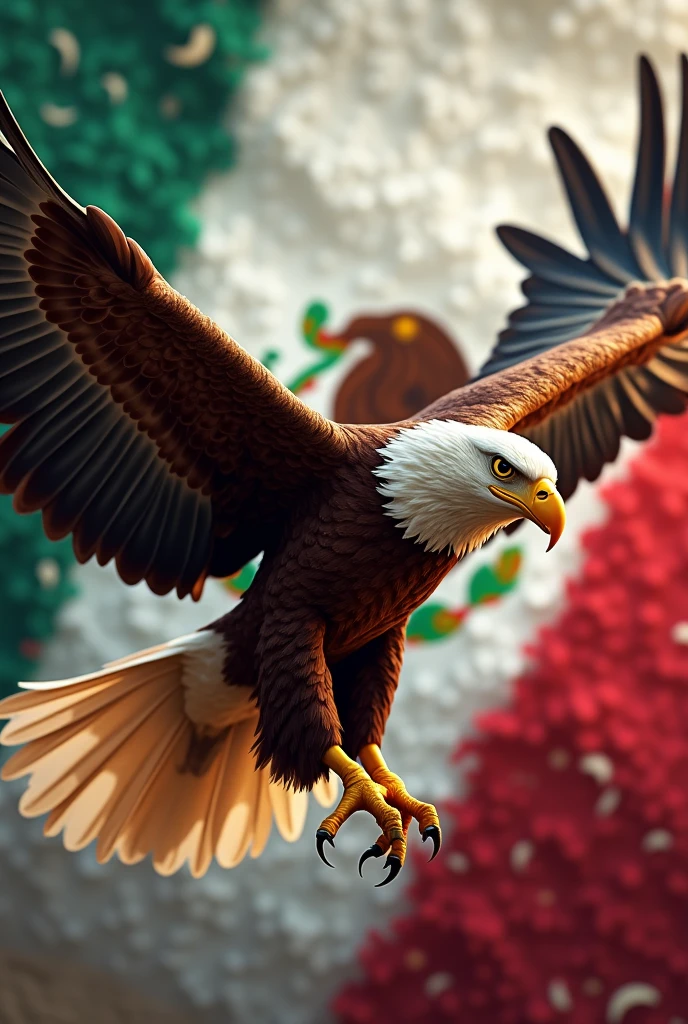 Eagle with Mexican flag piñata