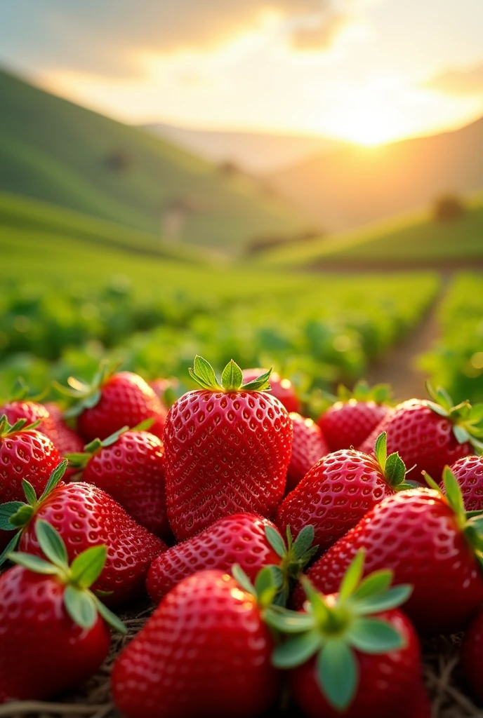I want an image that is from AGROFRUTILLAS CHANCO, It is a company dedicated to the production of strawberry clamshells., that it is an image for a cover background