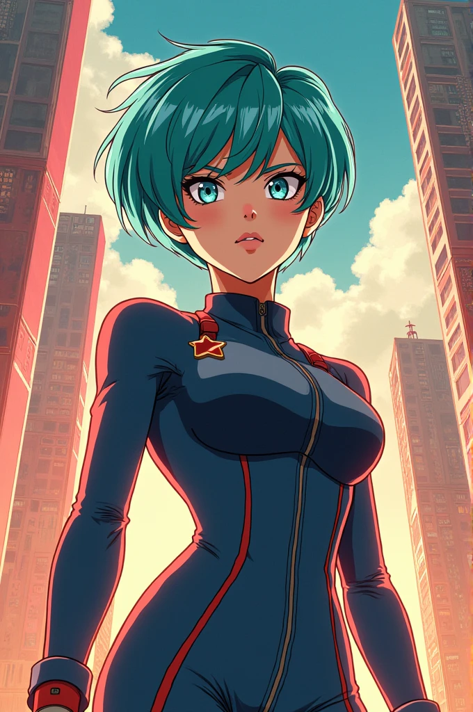 Crea a bulma de dragon ball z