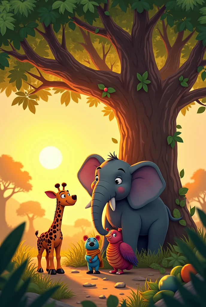 Once Upon a time, in a beautiful safari full of fascinating animals, a very special group of friends. Ellos eran Geography la jirafa, Lolo the parrot, and Eli the elephant. Estos three amigos siempre jugaban juntos y se divertían contando cosas que encontraban en su hogar, the zafari.
SCENE 1: The Tall Giraffes On a sunny morning, Geography decidió contar las hojas verdes que podía alcanzar con su largo cuello. "One, of the, three, four, five", He counted out loud while eating. Her friends looked at her with admiration..
Moral: Geography enseñó a sus amigos que cada uno tiene talentos únicos, like his long neck, what makes it special.
SCENE 2: Los Loros Coloriof the
Después, Lolo the parrot llevó a sus amigos a un árbol lleno de frutas. "Mira, there are many colors", Lolo said. They began to count the fruits: "One, of the, three, four, five, six". Los three amigos disfrutaron de una deliciosa merienda.
Moral: Lolo showed that the diversity of colors and flavors in life makes it more fun and delicious.
Scene 3: The Strong Elephants Then, It was Eli the elephant's turn. With his trunk, He lifted a big rock to show his friends how strong he was.. "Let's count how many big stones there are here.", Eli said. "One, of the, three". Geography y Lolo lo aplaudieron.
Moral: Eli taught that with strength and effort, large obstacles can be moved.
Scene 4: Toof the Juntos
Al final del día, los three amigos se reunieron bajo un árbol gigante. "Today we counted leaves, fruits and stones. How fun it was!", dijo Geography. "One, of the, three", They said in unison, abrazánof thee.
Moral final: Friends learned that, even though they are different, Each one brings something special, and together they can achieve great things. besides, They learned to count and value teamwork.
El cuento termina con los three amigos mirando el atardecer, felices de haber compartido un día tan especial en the zafari.
Final image: Los three amigos, Geography, Lolo and Eli, abrazaof the bajo el gran árbol mientras